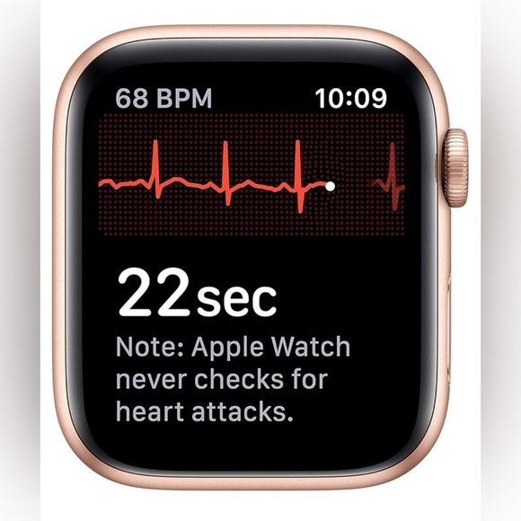 EUC Apple Watch Series 4; 40mm Gold Aluminum Pink Sand Sport Band - Picture 4 of 10